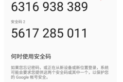 怎么看谷歌安全码?安卓手机如何查看登录安全码?
