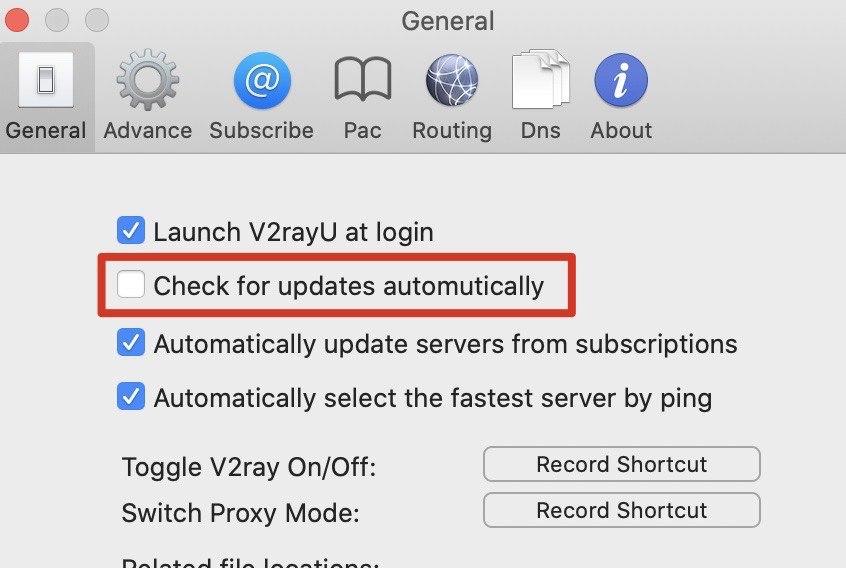 【解决方案】苹果电脑MAC使用的V2ray U客户端爆发突然无法连接的故障……